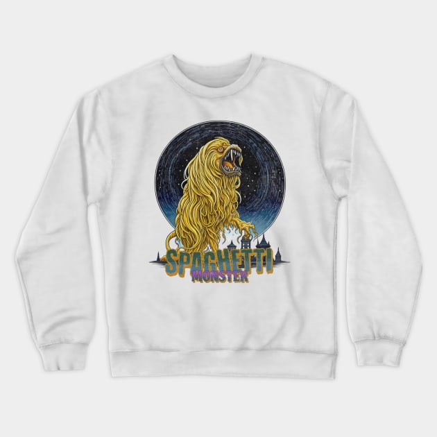 Spaghetti Monster Crewneck Sweatshirt by NorseMagic